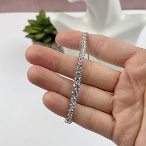 Diamond Like Gemstone Bracelet Women Jewelry